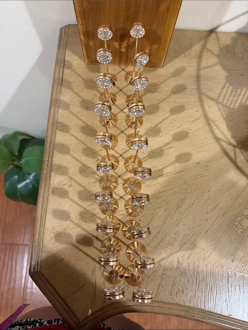 Gold and Rhinestones place card holders 20 pieces